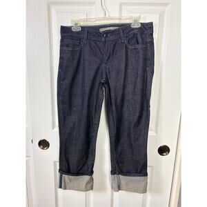 Joe's Women's Blue Jeans Size 30 Honey Kicker Rolled Cuff Cropped